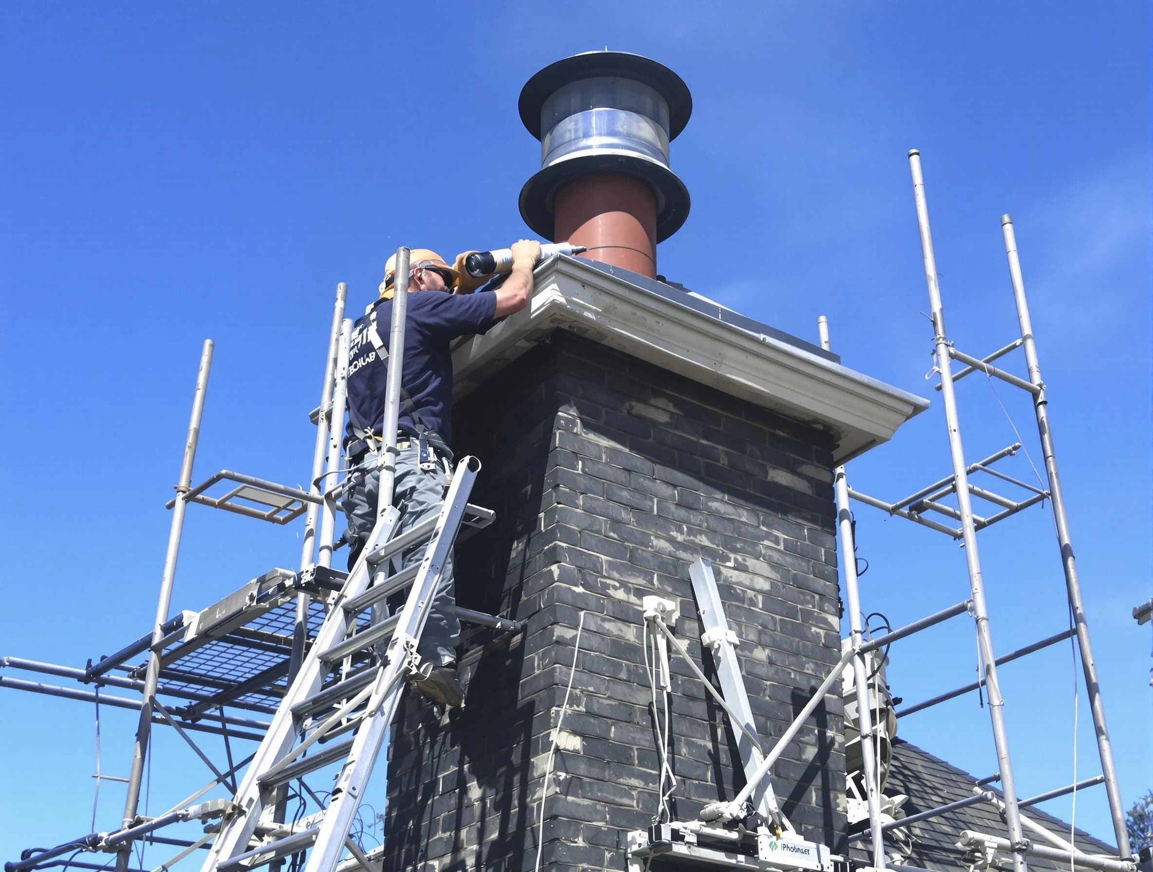 Sturdy chimney crown finished by North Versailles Chimney Sweep in North Versailles, PA