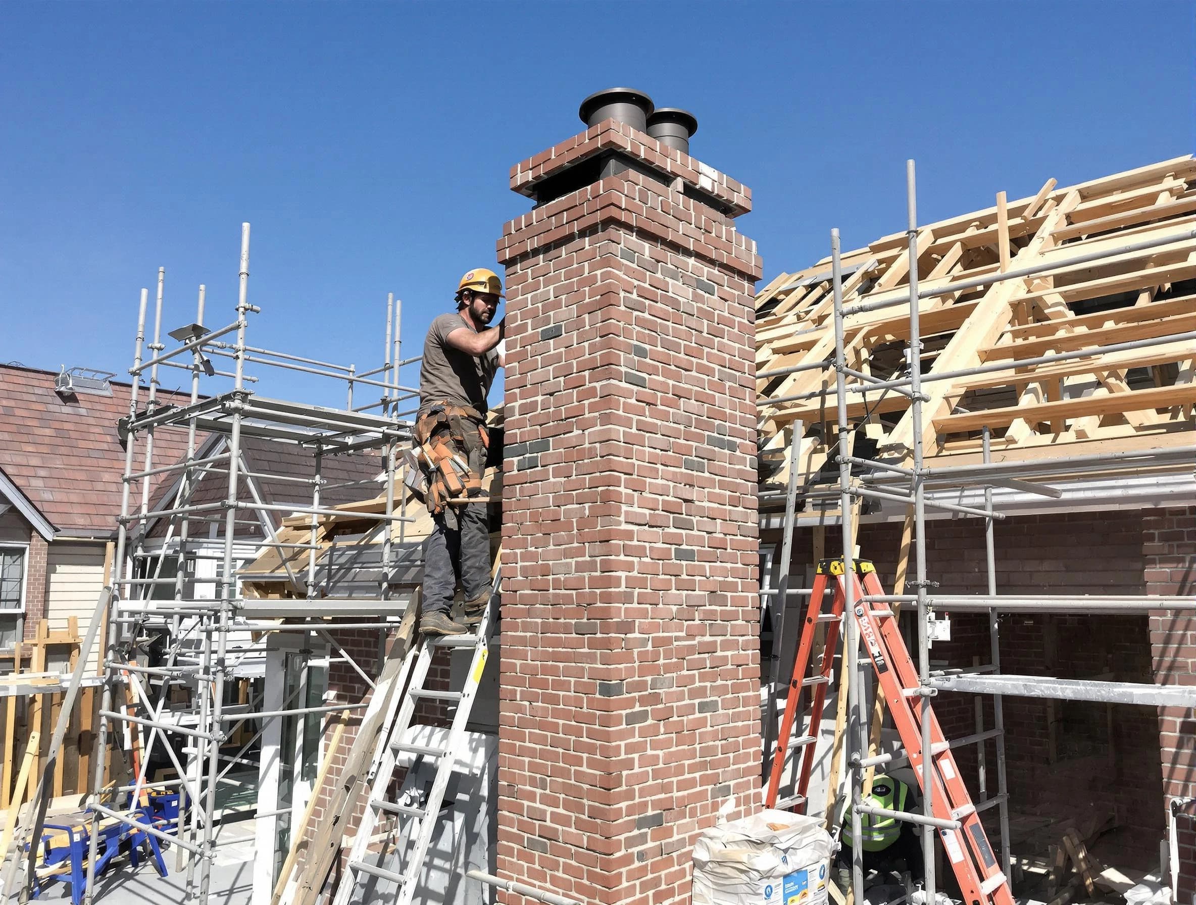 New chimney installation completed by North Versailles Chimney Sweep in North Versailles, PA