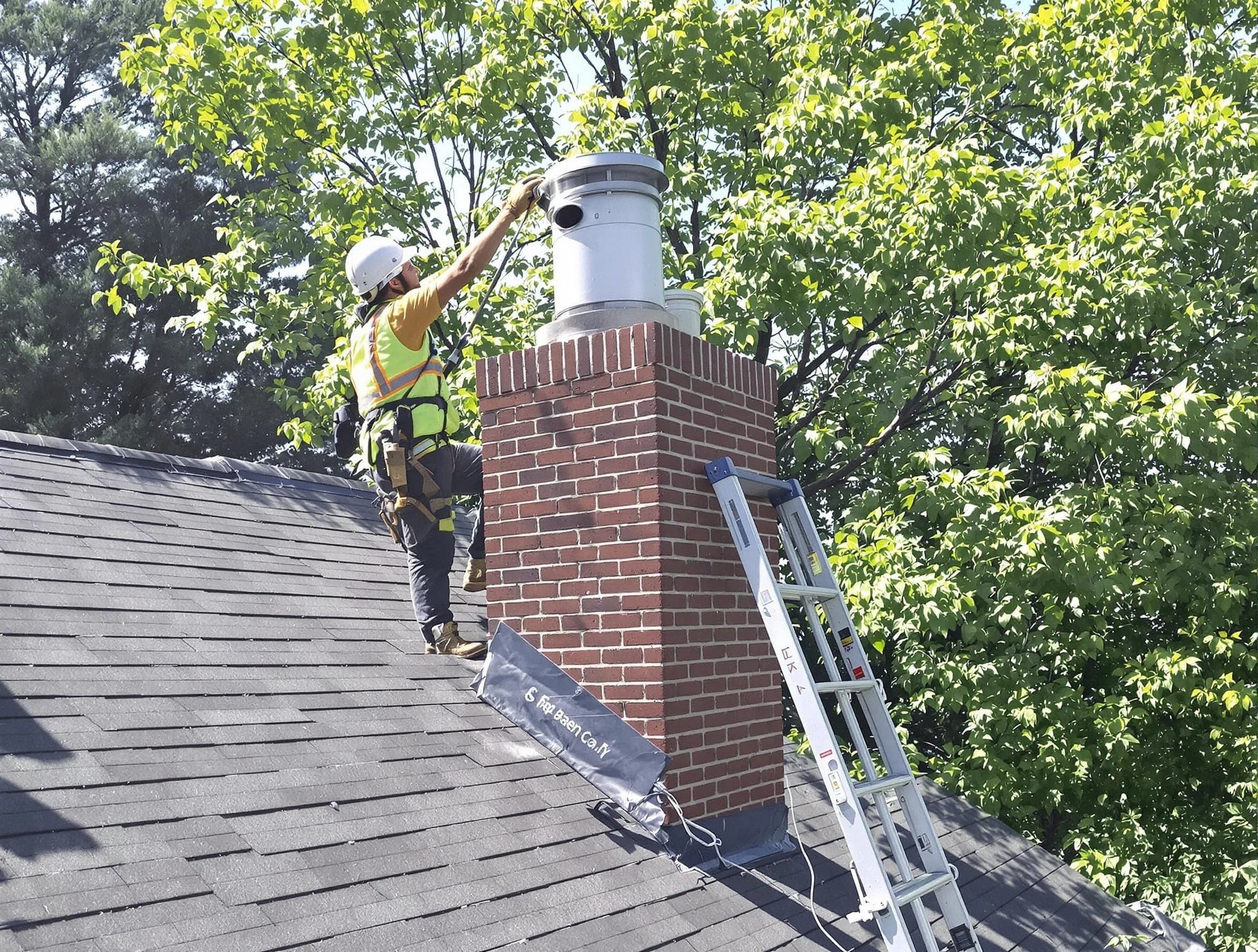 Chimney liner inspection by North Versailles Chimney Sweep in North Versailles, PA