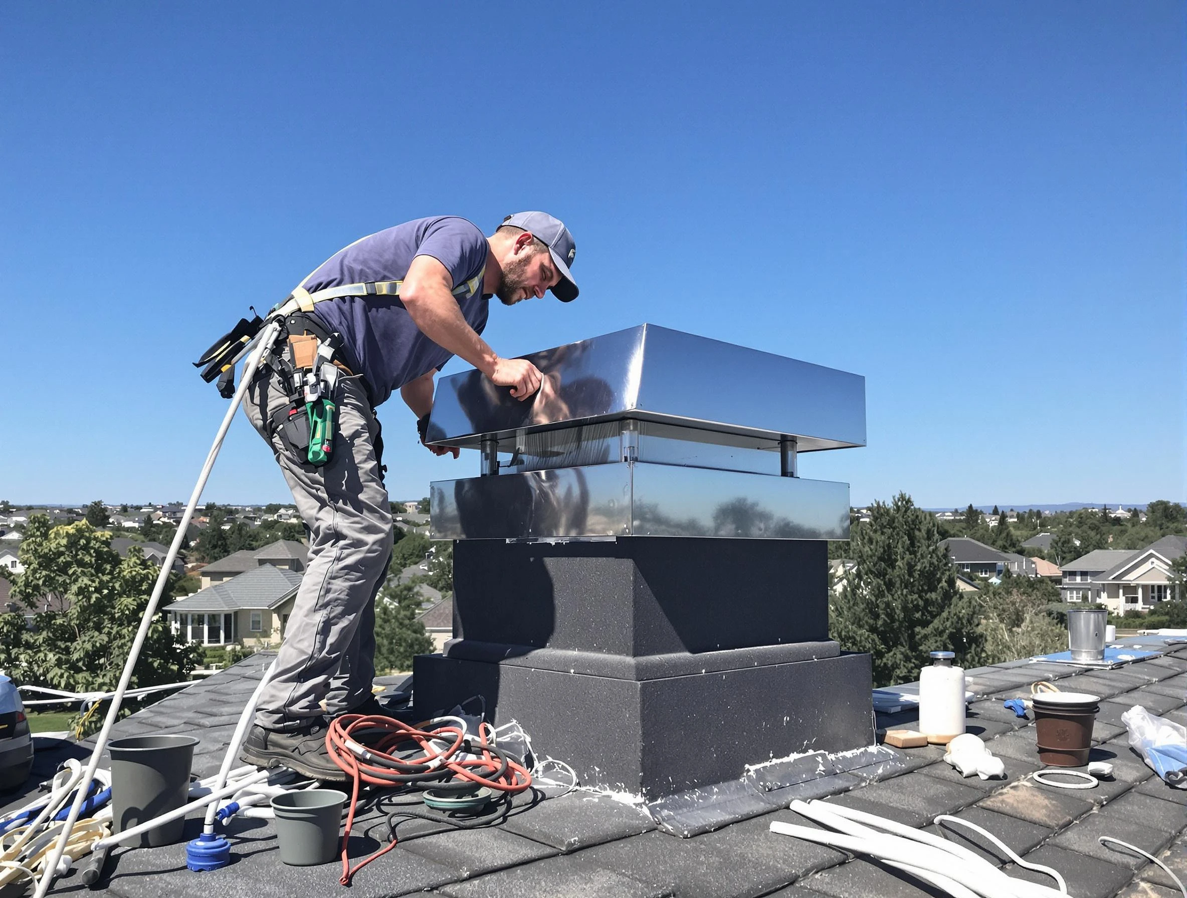 Chimney Cap Services in North Versailles