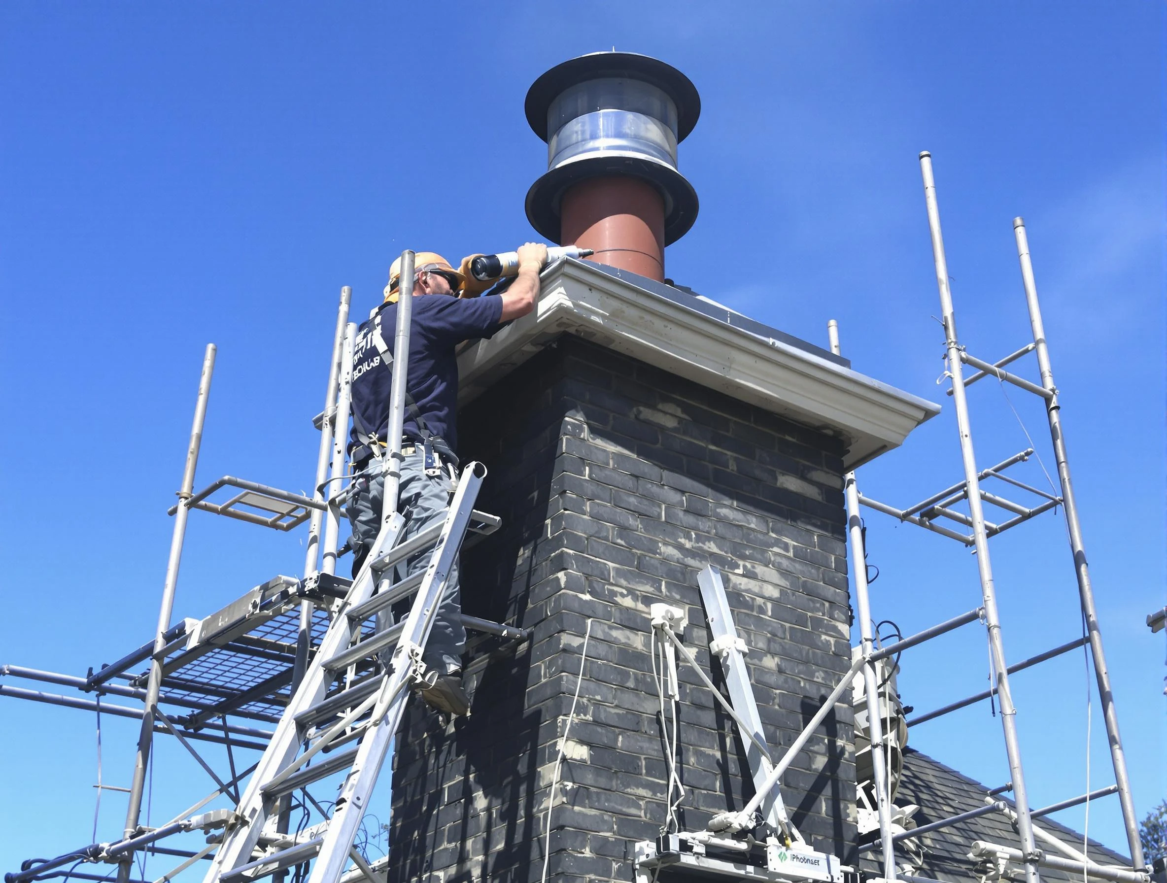 Sturdy chimney crown finished by North Versailles Chimney Sweep in North Versailles, PA